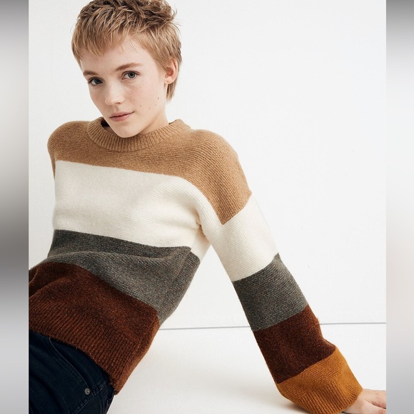 Madewell Andria Pullover Sweater in Coziest Yarn - Picture 2 of 4